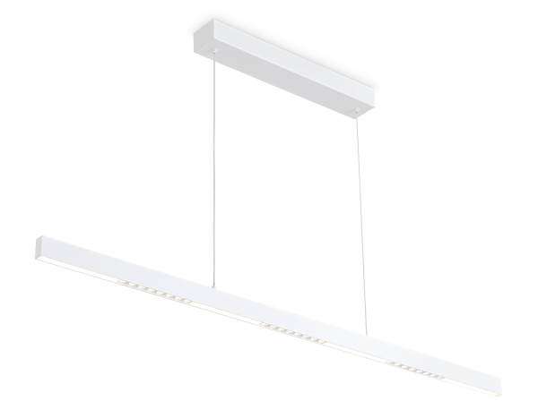 Светильник подвесной светодиодный FL5831 WH белый 25W 3000K/4200K/6400K 1037*17.5*750 (без ПДУ) Ambrella Light