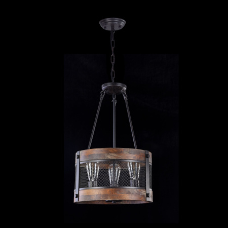 Подвесной светильник 3*E27 60Вт Черный IP20 Vittoria FR4561-PL-03-B Freya