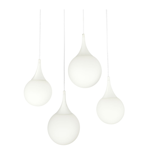 Подвесной светильник 4*E27 8Вт Белый IP20 Dewdrop P225-PL-150-N Maytoni