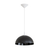 НСБ 21-60-272 Светильник декоративный, подвесной, "Кэнди", 1хЕ27, 60Вт, 230/50Гц, IP20, ø290х170мм, полипропилен, черный, длина подвеса 800мм, белый п