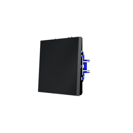 Выключатель с самовозвратом встраиваемый Voltum S70 одноклавишный 10А, (графит)