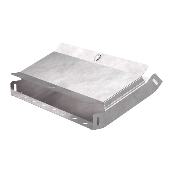 Угол вертикальный внутренний 45 градусов с крышкой Стандарт 400х50 Промрукав