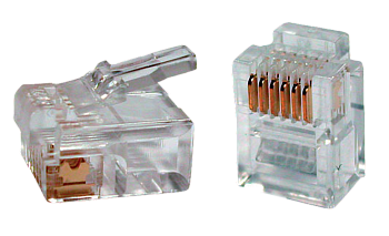 ITK Разъём RJ12 UTP для кабеля кат.3 6P4C