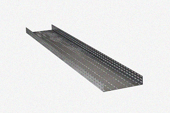 Лоток глухой ЛМГ 75х65х2000 УХЛ1, оцинкованный лист, S0,8