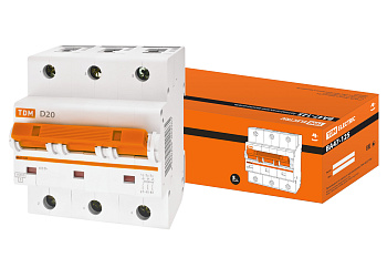 Выключатель автоматический ВА МОД ВА47-125 3П 20А 15кА D TDM