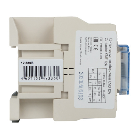 Контактор КМЭ малогабаритный 12А 380В 1NO PROxima EKF