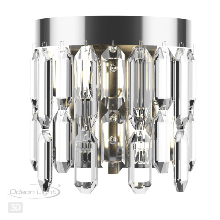 Бра E14 2*40W DAKISA хром/хрусталь ODEON LIGHT