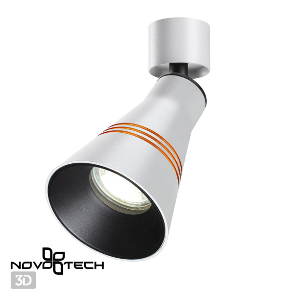 Св-к накл.IP20 GU10 9W 220V SOBIT белый NOVOTECH