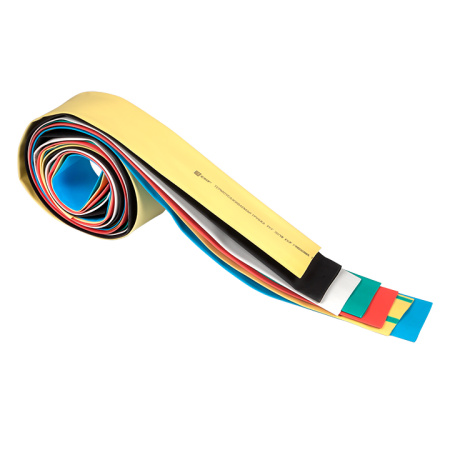 Набор ТУТ нг: 7 цветов по 7шт, Разного диаметра (10/5, 12/6, 16/8, 20/10, 25/12,5, 30/15, 40/20) 1м, PROxima EKF