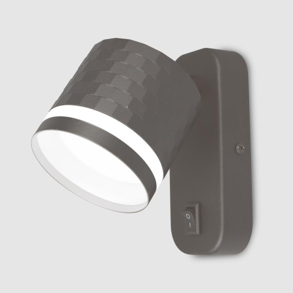 Бра GWL-GX53-M-IP20 Графит С боковым рассеивателем Кирпич General