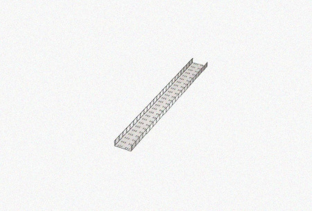 Лоток замковый перфорированный ЛМЗ 200х50х2000 УТ1,5, оцинкованный лист, S1,2