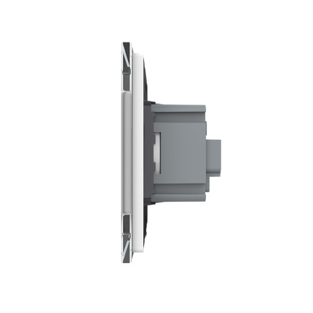 Розетка 1 модуль Белая Livolo