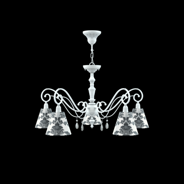 Люстра 5*E14 40Вт Матовый Белый IP20 Classic 20 E3-05-WM-LMP-O-2-CRL-E3-05-TR-DN Maytoni