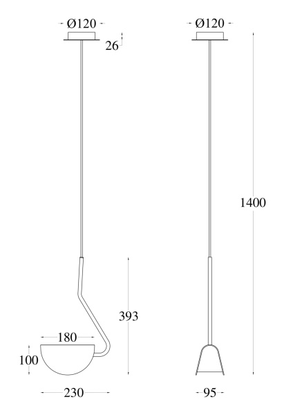 Подвесной светильник 1*G9 28Вт Черный IP20 Mollis MOD126PL-01B Technical