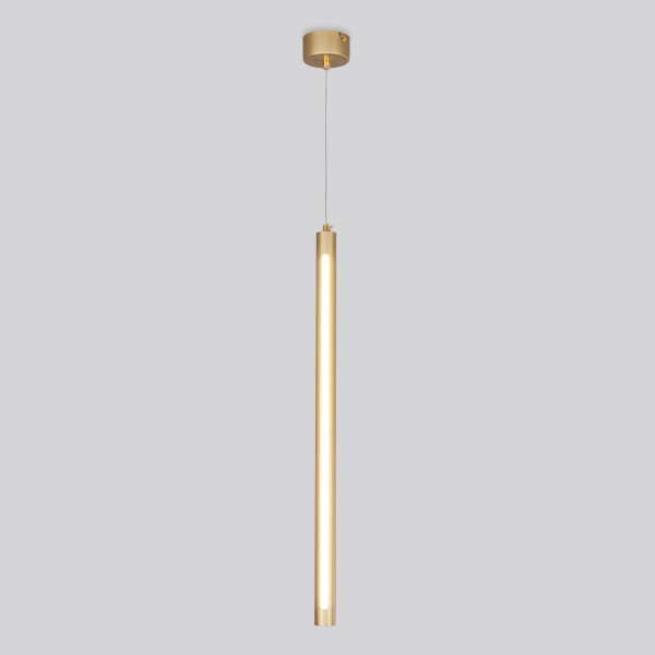 Подвесной светильник золотой IP20 Strong (50189/1 LED матовое золото) Eurosvet