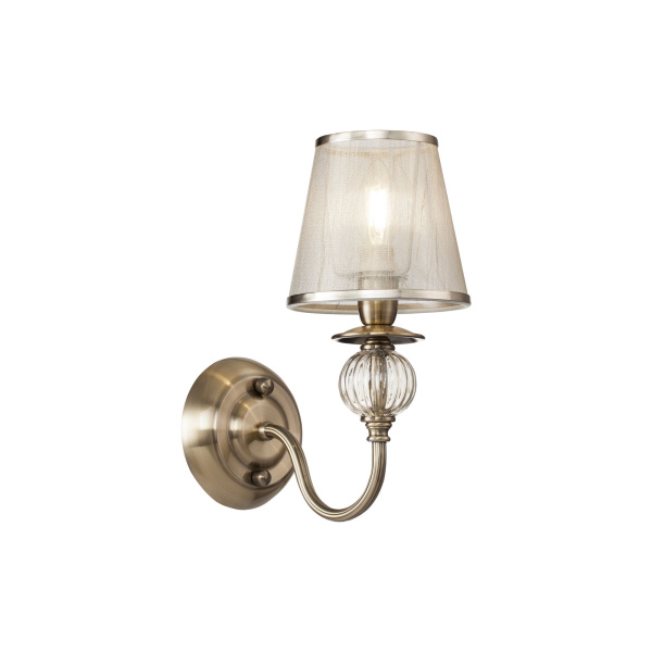 Настенный светильник (бра) 1*E14 40Вт Бронза Антик IP20 Inessa FR2685WL-01BZ Freya