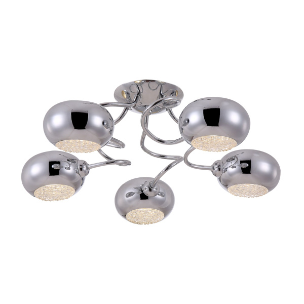 Люстра 5*E14 40Вт Хром IP20 Miranda FR5039PL-05CH Freya