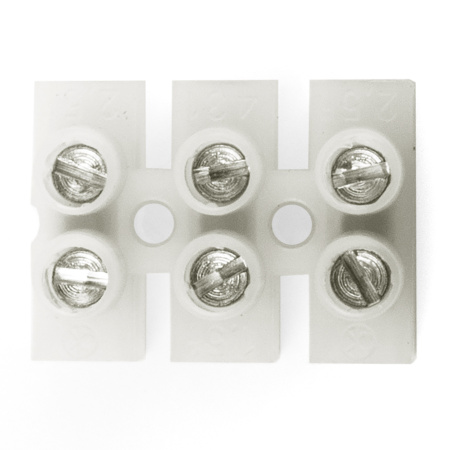 Клеммник полиамид 6.6, 3П, 110°С, 450V, 24А, 2,5мм.кв. (р) DKC