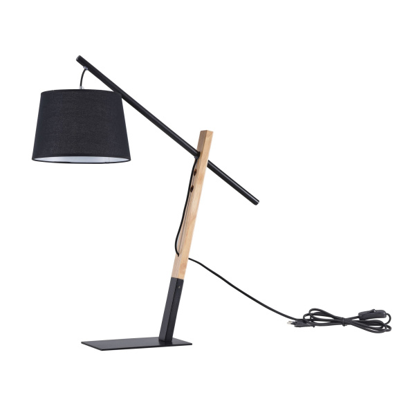 Настольная лампа 1*E27 60Вт Черный IP20 Laredo Z549TL-01B Maytoni