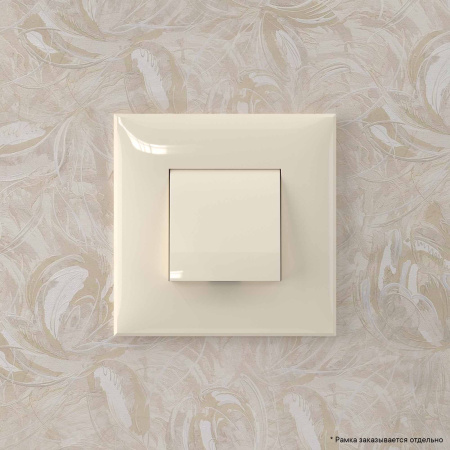 Вывод кабеля из стены "Avanti", "Ванильная дымка" DKC