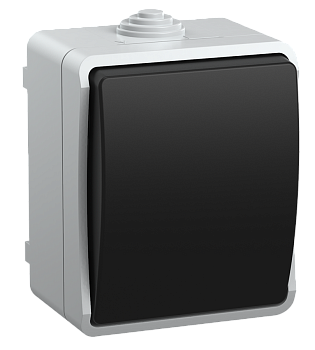 Выключатель 1-клавишный для ОУ ВС20-1-0-ФСр ФОРС IP54 IEK