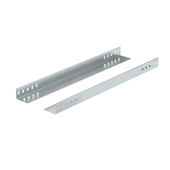 Уголок для тяжелого оборудования, глубина 653 мм для напольных 19" IT-корпусов ДКС серии CQE глубиной 1000 мм, 2 шт. DKC