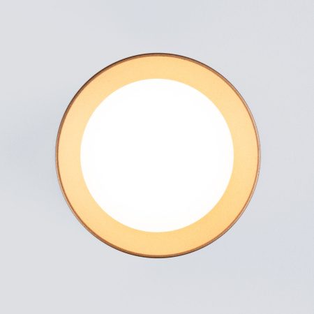 Накладной светодиодный светильник 9Вт 4200К золото матовое IP20 (a049492) Elektrostandard