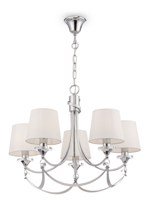 Люстра 5*E14 40Вт Хром IP20 Ariana FR5081PL-05CH Freya