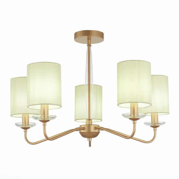 Люстра потолочная Золотистый/Бежевый E14 5*40Вт SLE108002-05 EVOLUCE