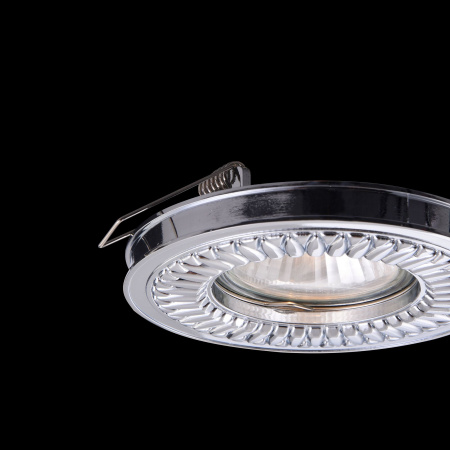 Встраиваемый светильник 1*GU10 50Вт Хром IP20 Metal Classic DL301-2-01-CH Maytoni