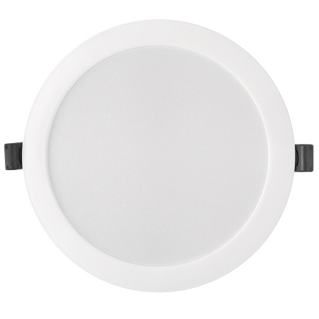 Светильник встраиваемый светодиодный даунлайт (панель) 18W(1860lm) 4500K круг белый IP40 General 