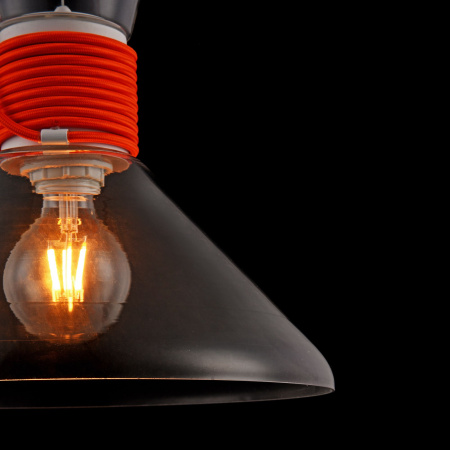 Подвесной светильник 1*E27 60Вт Красный IP20 California P536PL-01R Maytoni