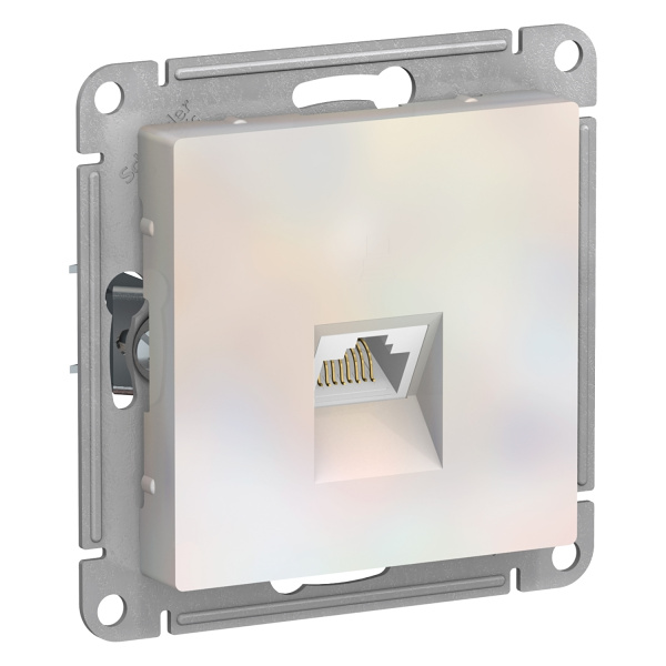 ATLASDESIGN Механизм розетки комп. СУ RJ45 . жемчуг IP20 Schneider Electric