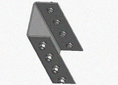 Соединитель стоек СС УТ1,5, горячее цинкование, S2,5