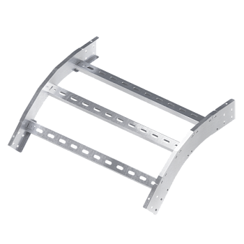 Угол вертикальный внешний 45 градусов 150х700, R600, 1,5 мм, нержавеющая сталь AISI 304 DKC