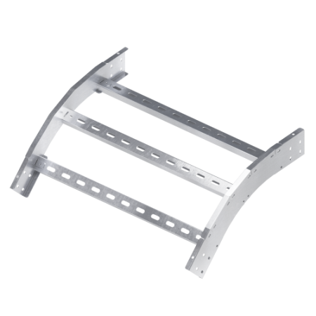 Угол вертикальный внешний 45 градусов 100х750, R600, 1,5 мм, AISI 304 DKC