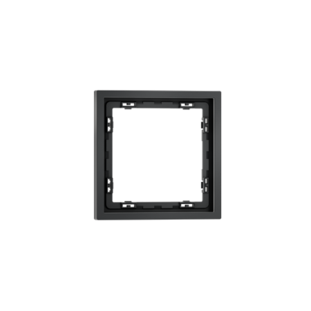 Рамка пластиковая Voltum S70 на 1 пост, (графит)