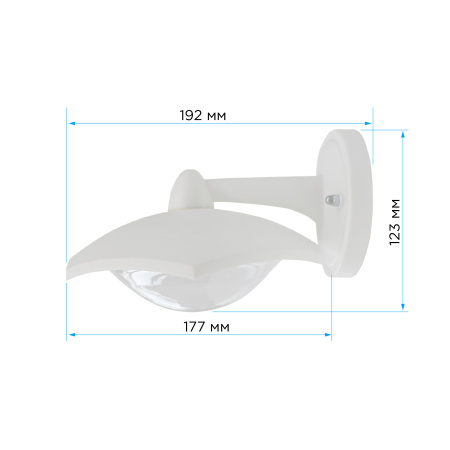 11-204 Св-к садово-парковый, светод-й, наст-й вниз, «Дели 5», 8Вт, 6-ти гран., 720Лм, 6500К, бел APEYRON