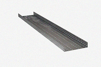 Лоток глухой ЛМГ 75х65х2000 УХЛ1, оцинкованный лист S1,5