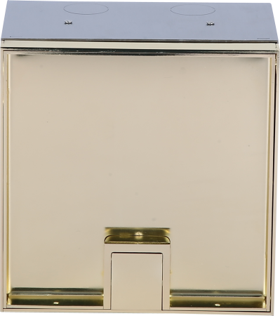 Donel Лючок в пол 6 мод. (2 мод. 45х45 мм. + 2 мод. 22.5х45 мм.), латунь, в уровень с напольным покрытием