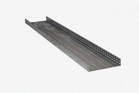 Лоток глухой ЛМГ 75х65х2000 УХЛ1, оцинкованный лист S1,5