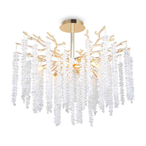 Потолочный светильник 8*G9 40Вт Золото IP20 Mineral FR1010CL-08G Freya