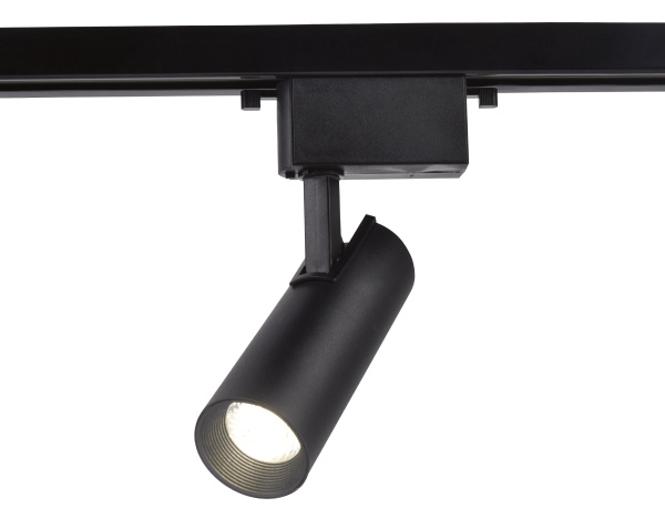Трековый однофазный светодиодный светильник GL5858 BK черный LED 10W 4200K 24° Ambrella Light