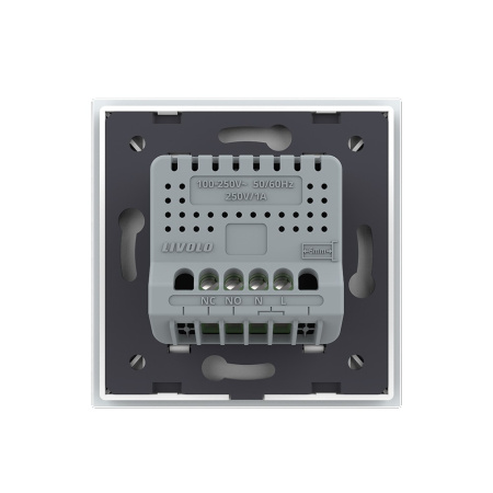 Розетка электрическая + USB type-C с блоком питания 18W Livolo 1 пост Белая VL-C7CTF16A.UC18W-2WP