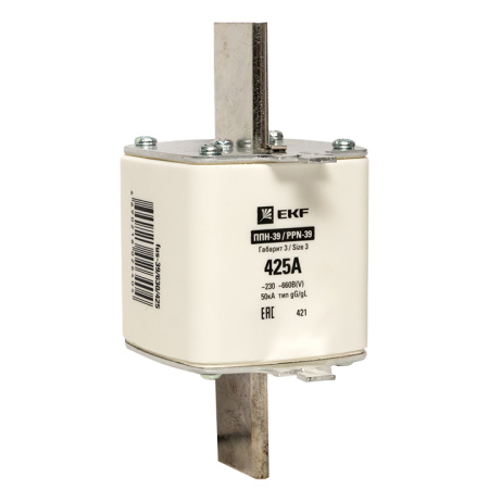 Плавкая вставка ППН-39 630/425А габарит 3 PROxima EKF
