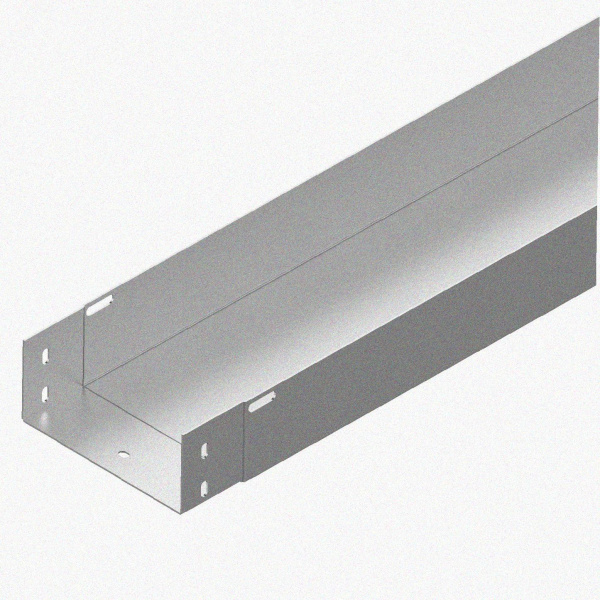 Лоток монтажный цельный глухой ЛМЦГ50х50х3000 УХЛ1, оцинкованный лист, S1,0