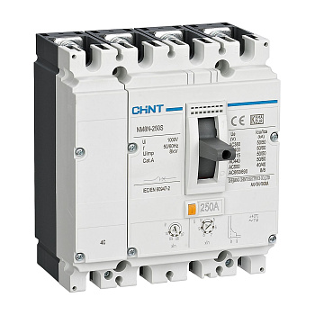 Выключатель автоматический NM8N-400S TM 4П 250А 50кА с рег. термомаг. расцепителем CHINT