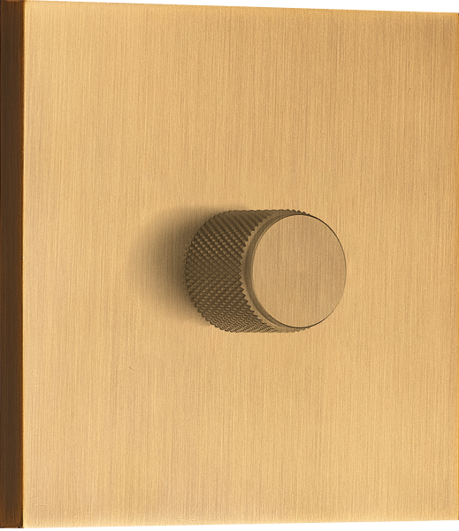 Donel N96 Светорегулятор поворотный Triac, LED 100 Вт (акт.нагрузка-макс. 300Вт), Латунь, серия DT