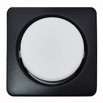 Светильник GCL-GX53-H38-MA-BLACK черный квадрат объемный General
