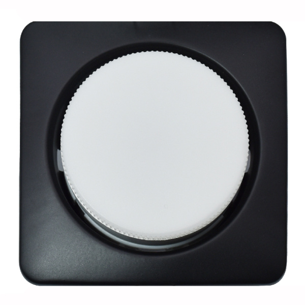 Светильник GCL-GX53-H38-MA-BLACK черный квадрат объемный General